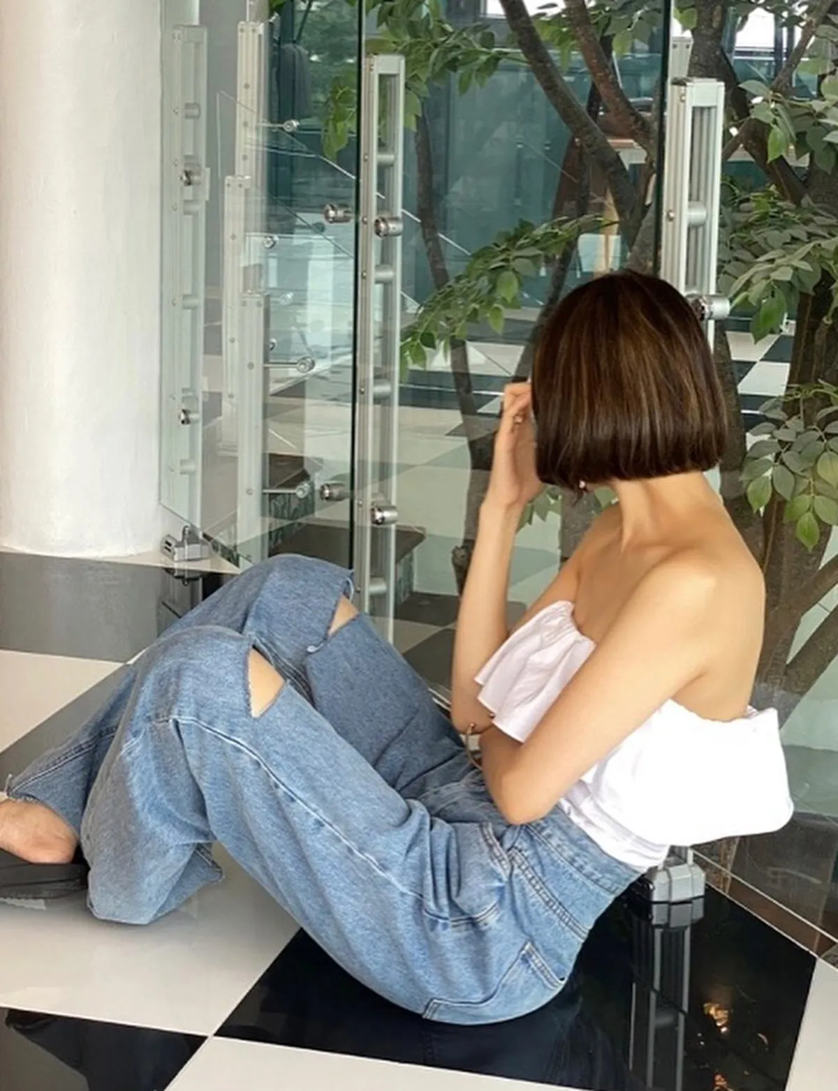 White Ruffled Corset Top sold by Pixie Market product image thumbnail 5