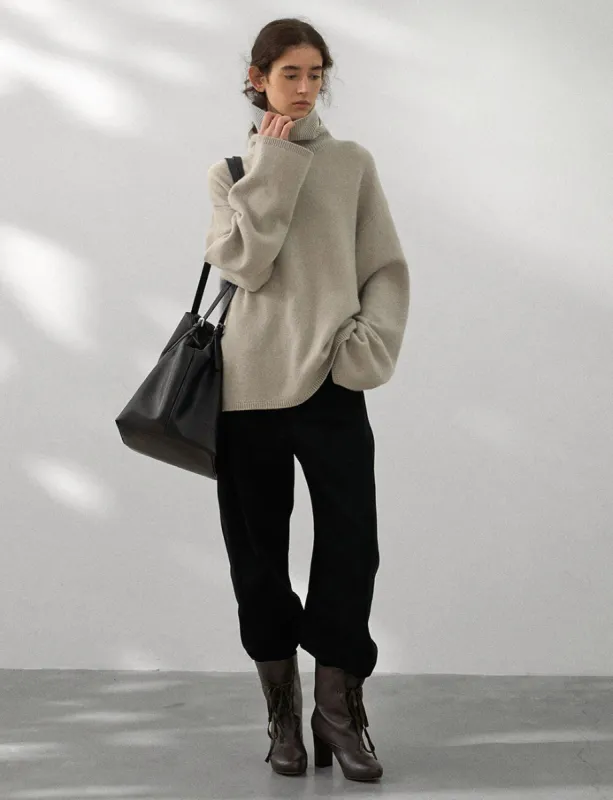 Soft Wool Turtleneck Sweater sold by Pixie Market