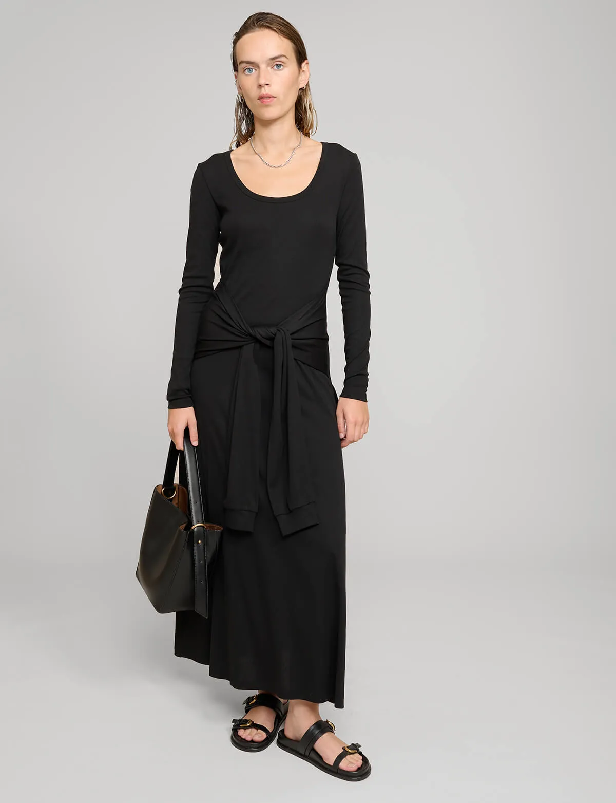 Sleeve-Tie Long Sleeve Dress sold by Pixie Market product image thumbnail 5