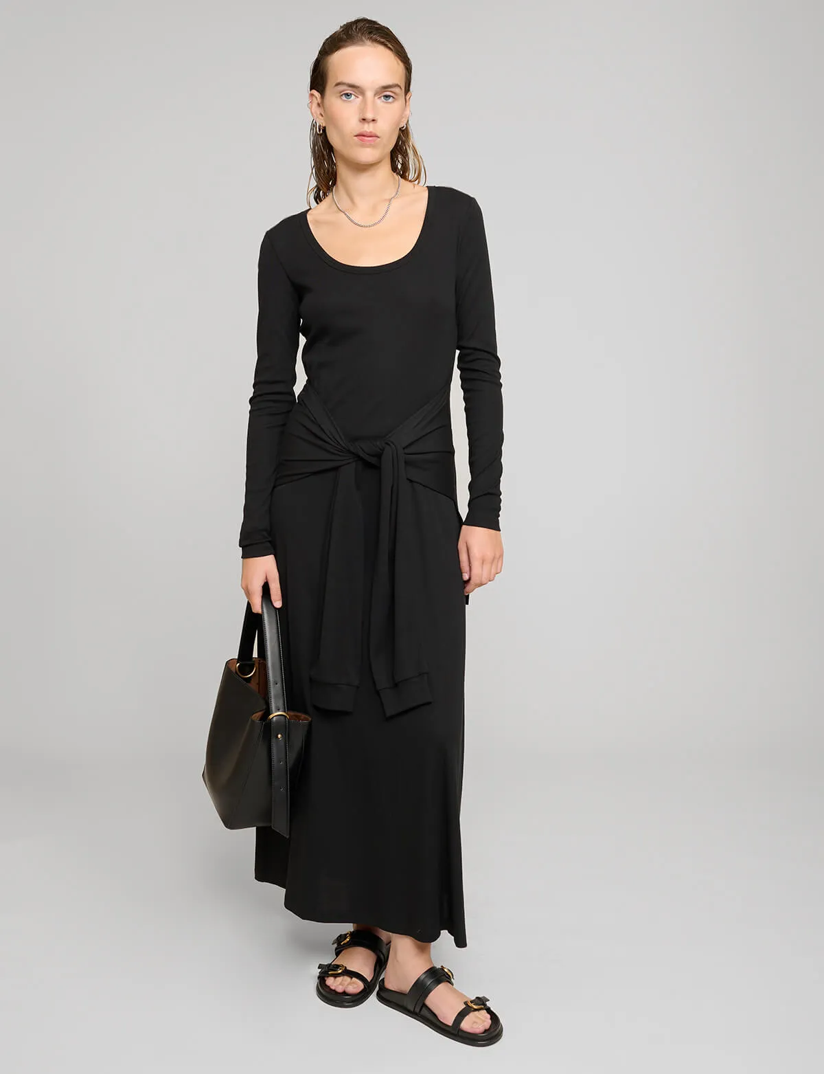 Sleeve-Tie Long Sleeve Dress sold by Pixie Market product image thumbnail 2