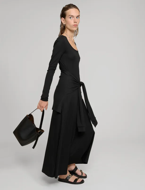 Sleeve-Tie Long Sleeve Dress made by Pixie Market