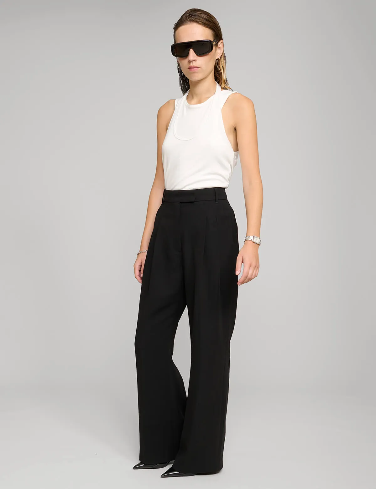 Black Straight Leg Pants sold by Pixie Market product image thumbnail 5