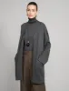 Oversized Grey Knit Cardigan sold by Pixie Market