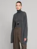 Oversized Grey Knit Cardigan sold by Pixie Market