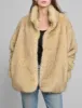 Beige Faux Fur Jacket sold by Pixie Market