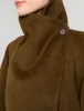 Brown Cocoon Coat sold by Pixie Market