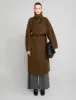 Brown Cocoon Coat sold by Pixie Market