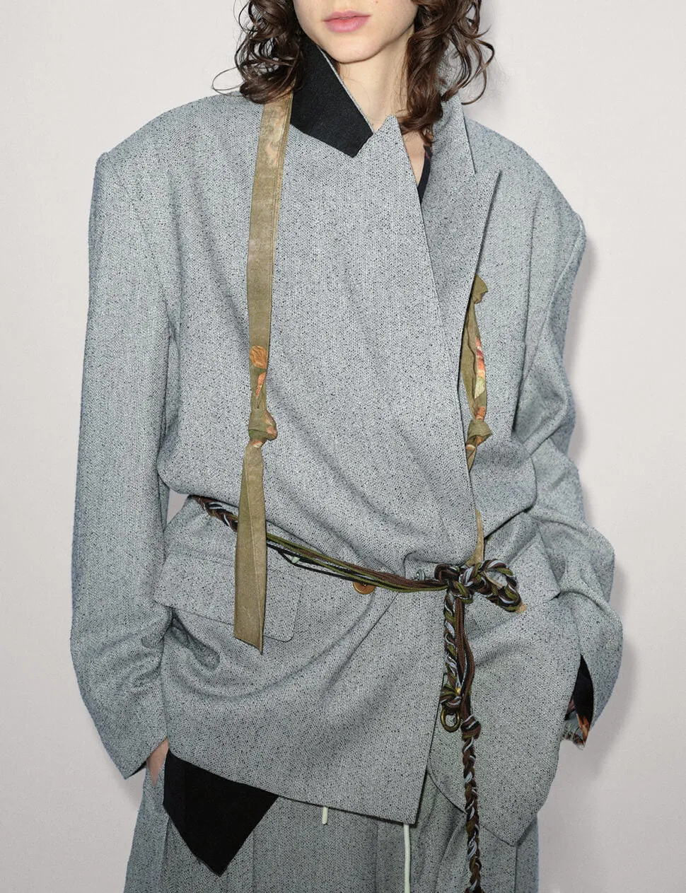 Grey Suit Oversized Blazer sold by Pixie Market product image thumbnail 2