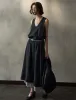 Black Knit Cocoon Midi Dress sold by Pixie Market