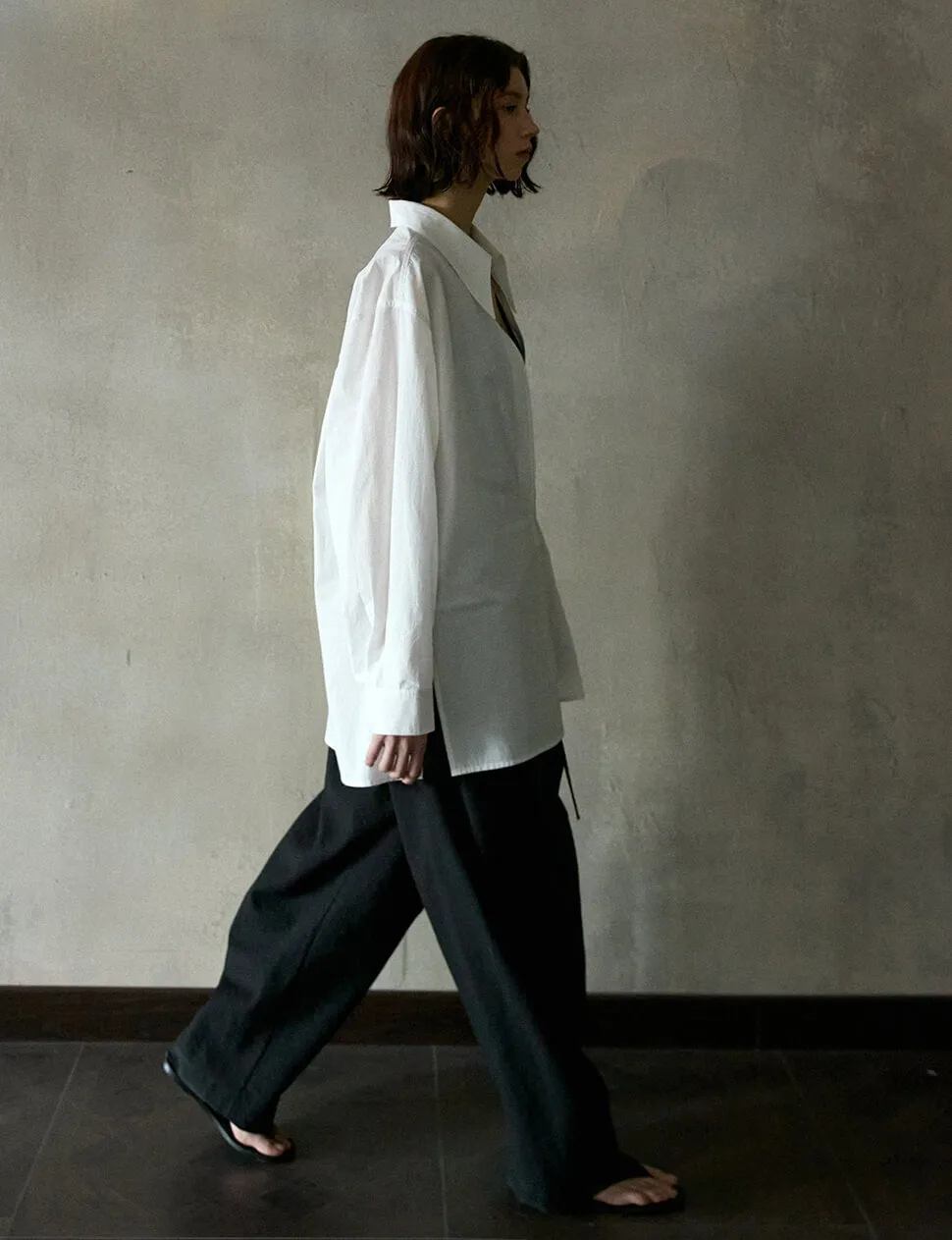 Deep-V Collar Shirt sold by Pixie Market product image thumbnail 4