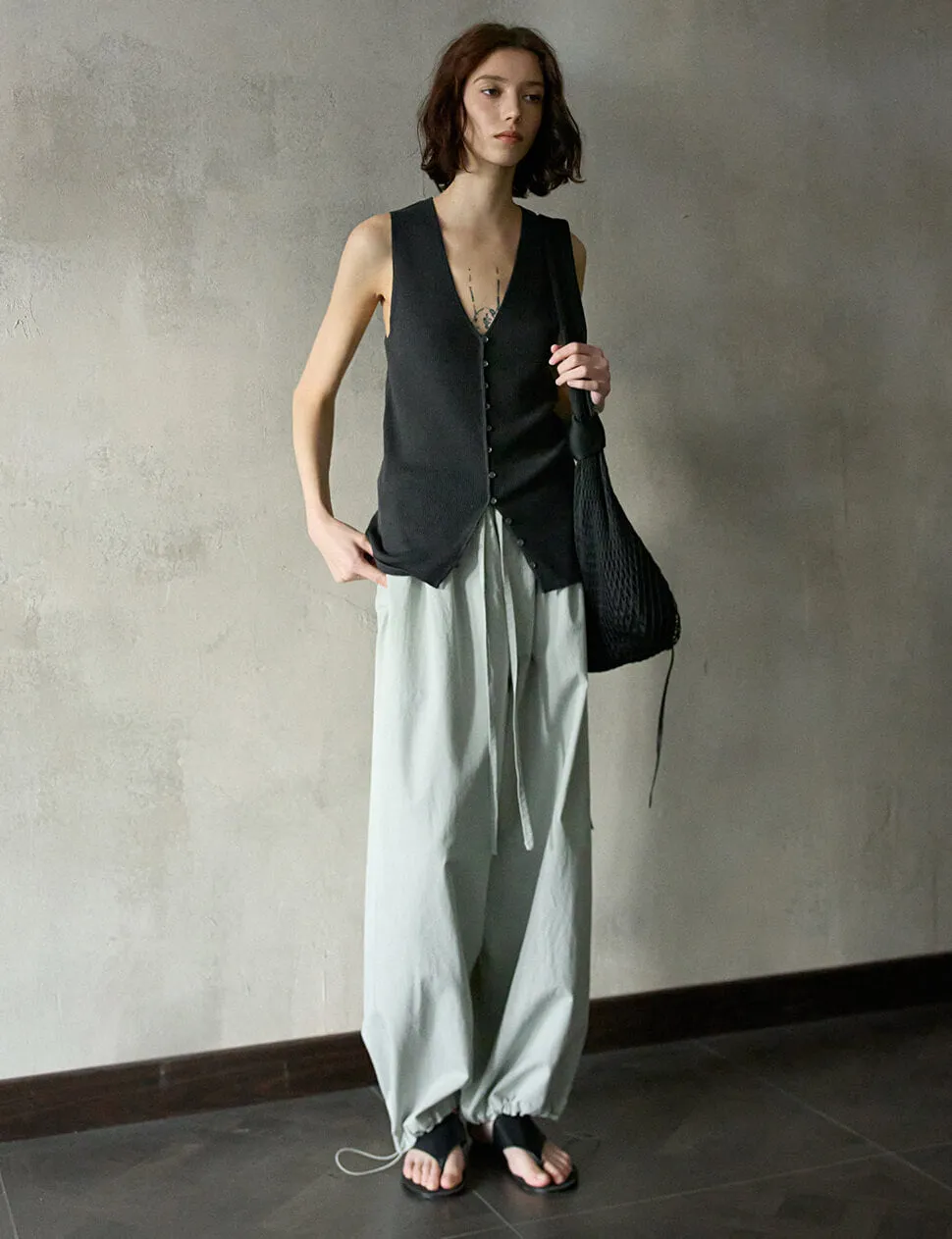 Grey Parachute Pants sold by Pixie Market product image thumbnail 5