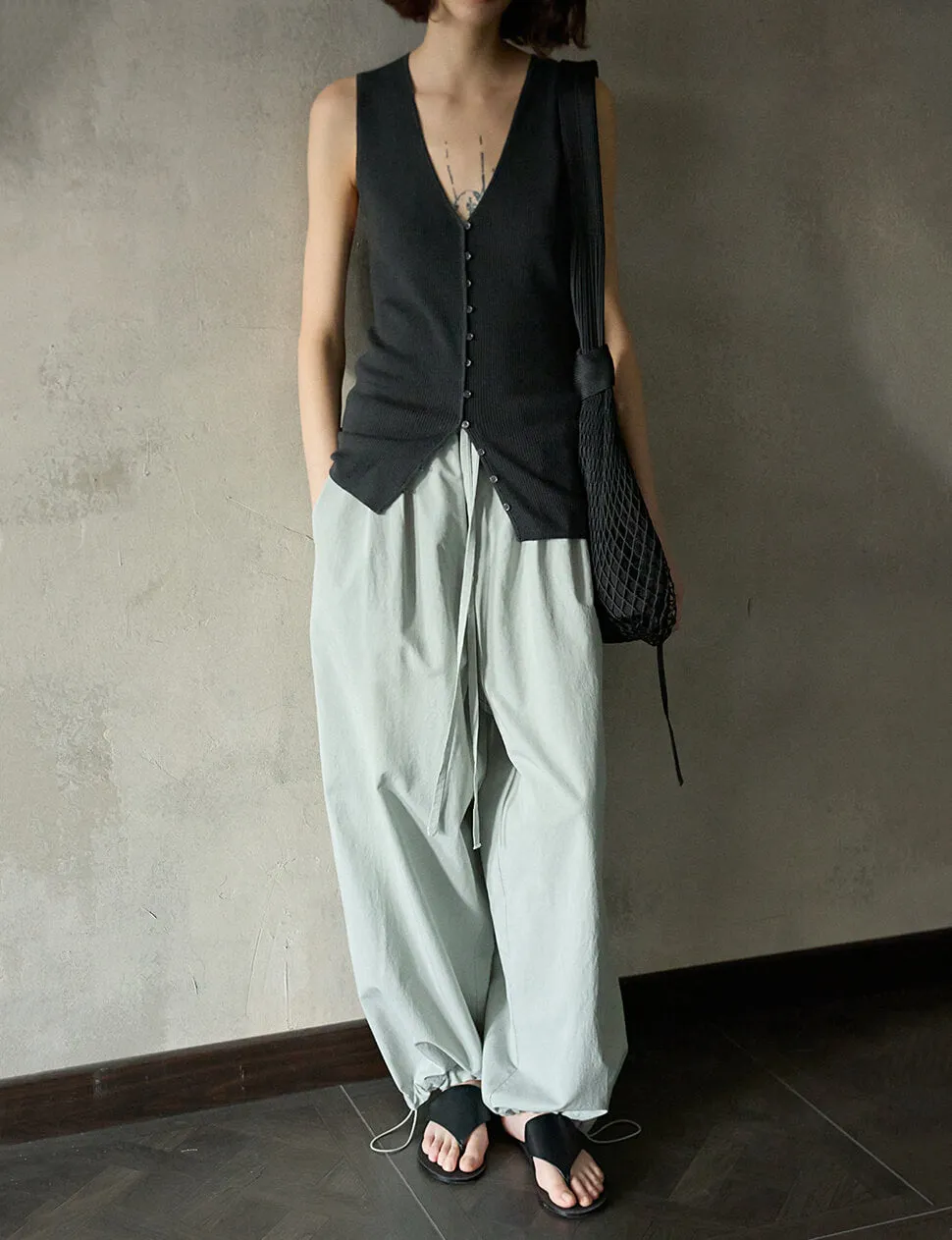 Grey Parachute Pants sold by Pixie Market