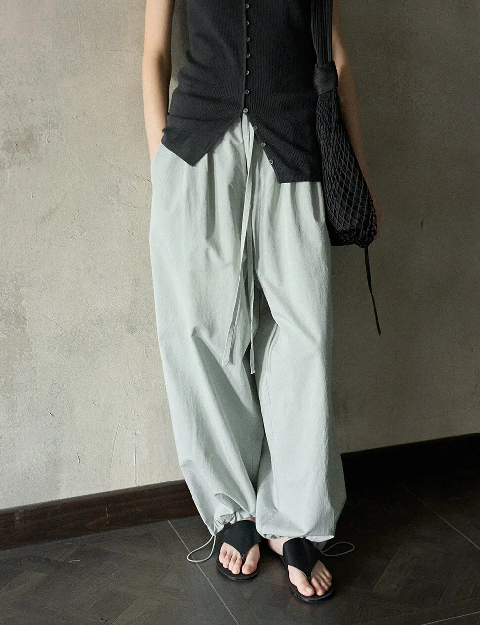 Grey Parachute Pants sold by Pixie Market product image thumbnail 2