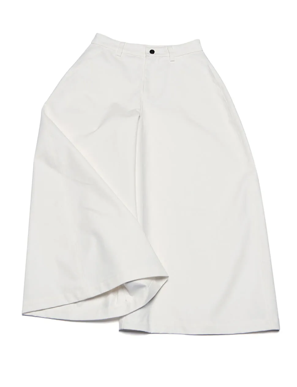 White Crop Extra-Wide Pants-PREORDER sold by Pixie Market product image thumbnail 5