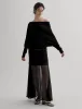 Black Semi Sheer Tube Skirt sold by Pixie Market