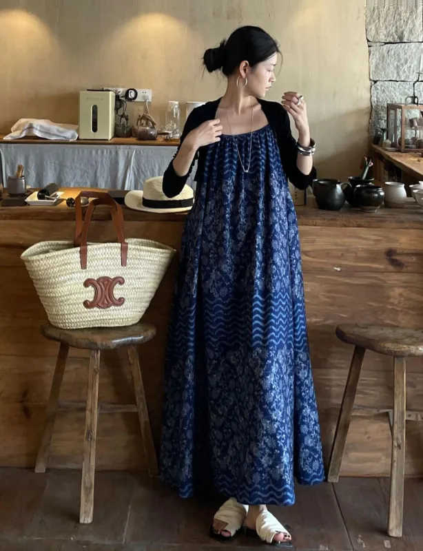 Antonia Blue Dress sold by Pixie Market