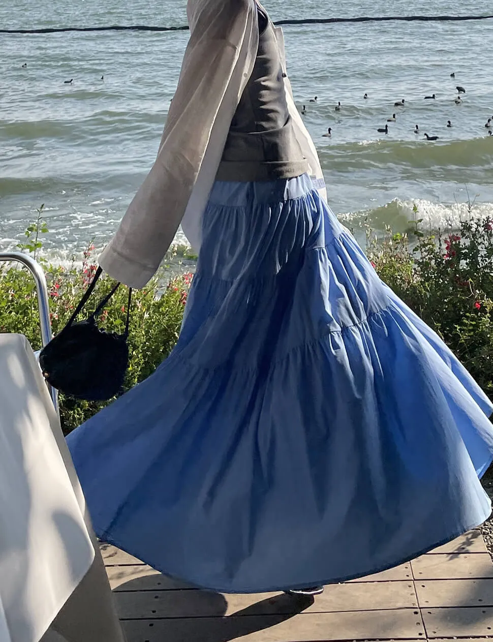 Blue Tier Skirt sold by Pixie Market product image thumbnail 5