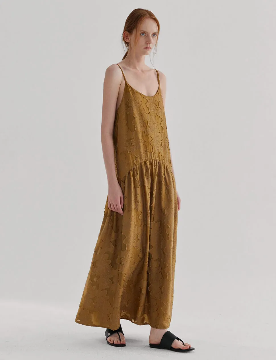 Textured Drop Waist Dress sold by Pixie Market