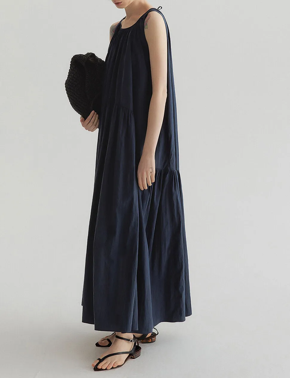 Navy Tier Dress sold by Pixie Market product image thumbnail 2