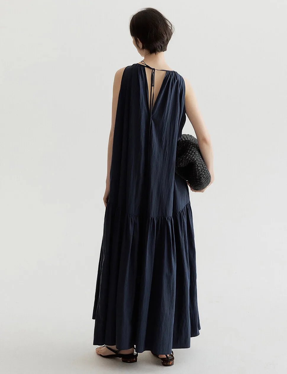 Navy Tier Dress sold by Pixie Market product image thumbnail 5