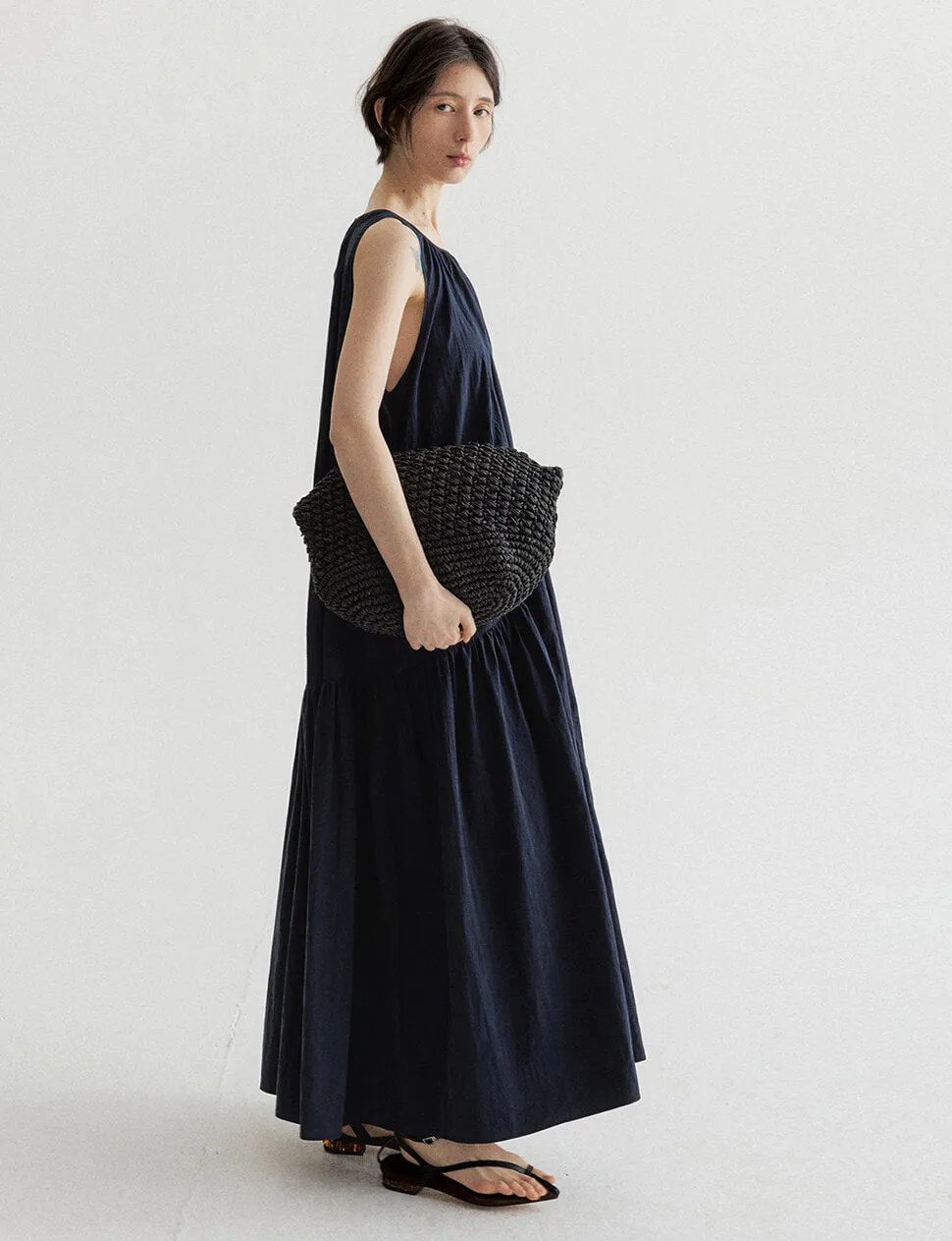 Navy Tier Dress sold by Pixie Market product image thumbnail 4