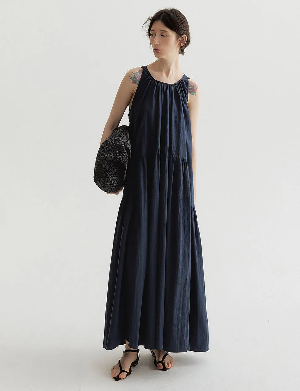 Navy Tier Dress sold by Pixie Market product image thumbnail 3