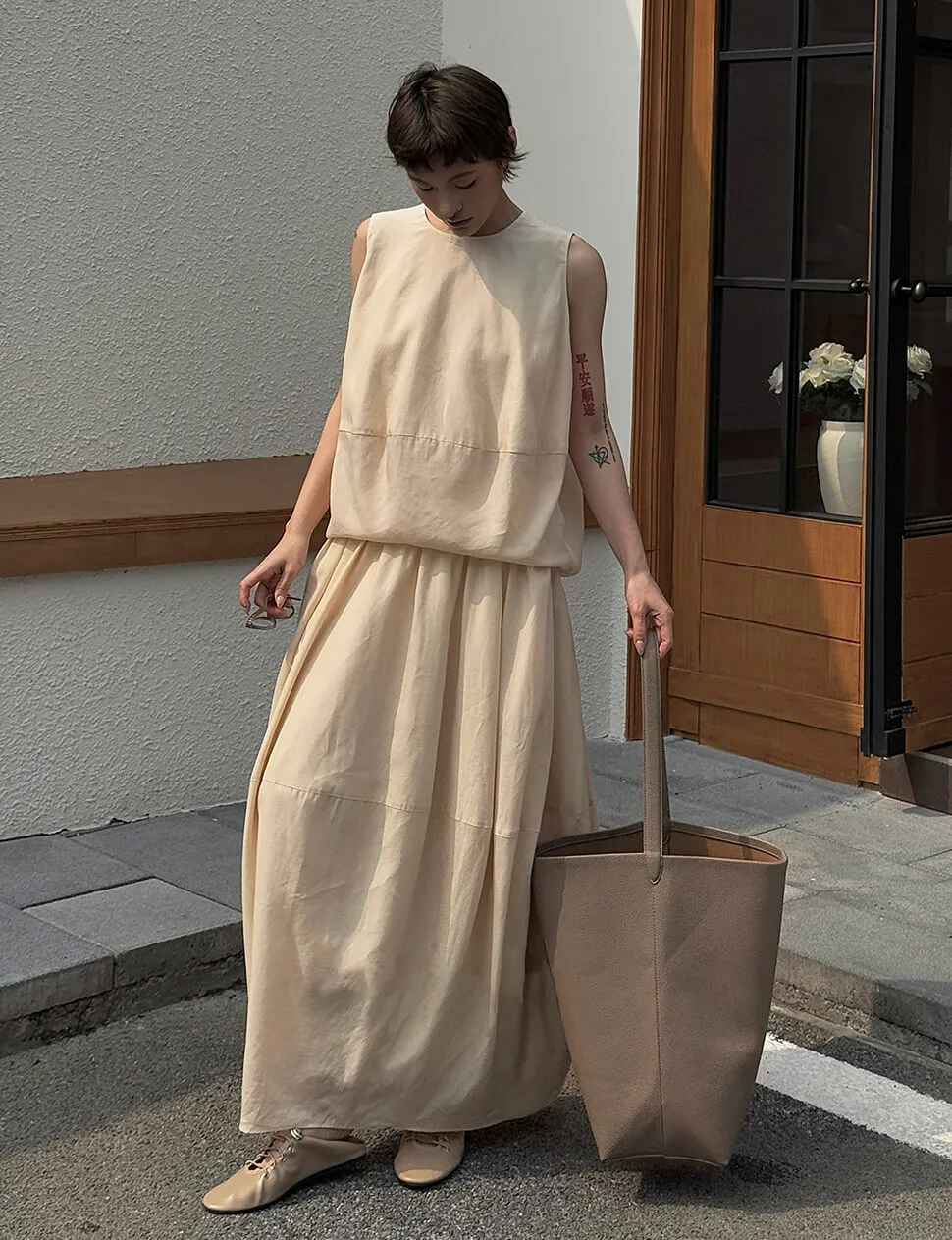 Beige Cocoon Top sold by Pixie Market