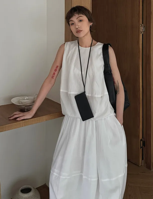 White Cocoon Top made by Pixie Market