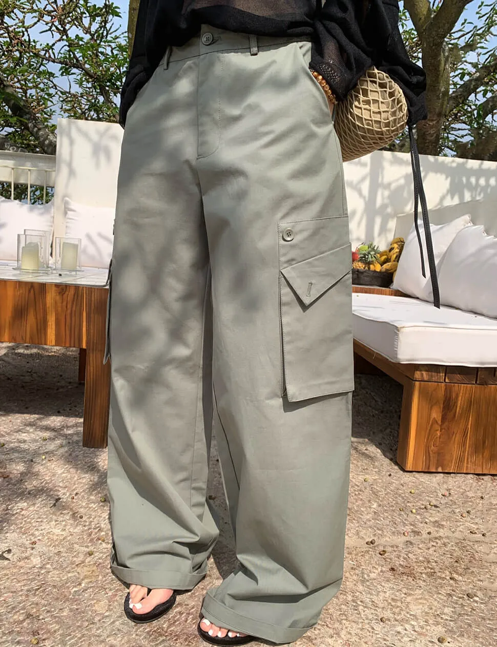 Khaki Cargo Pants sold by Pixie Market product image thumbnail 3