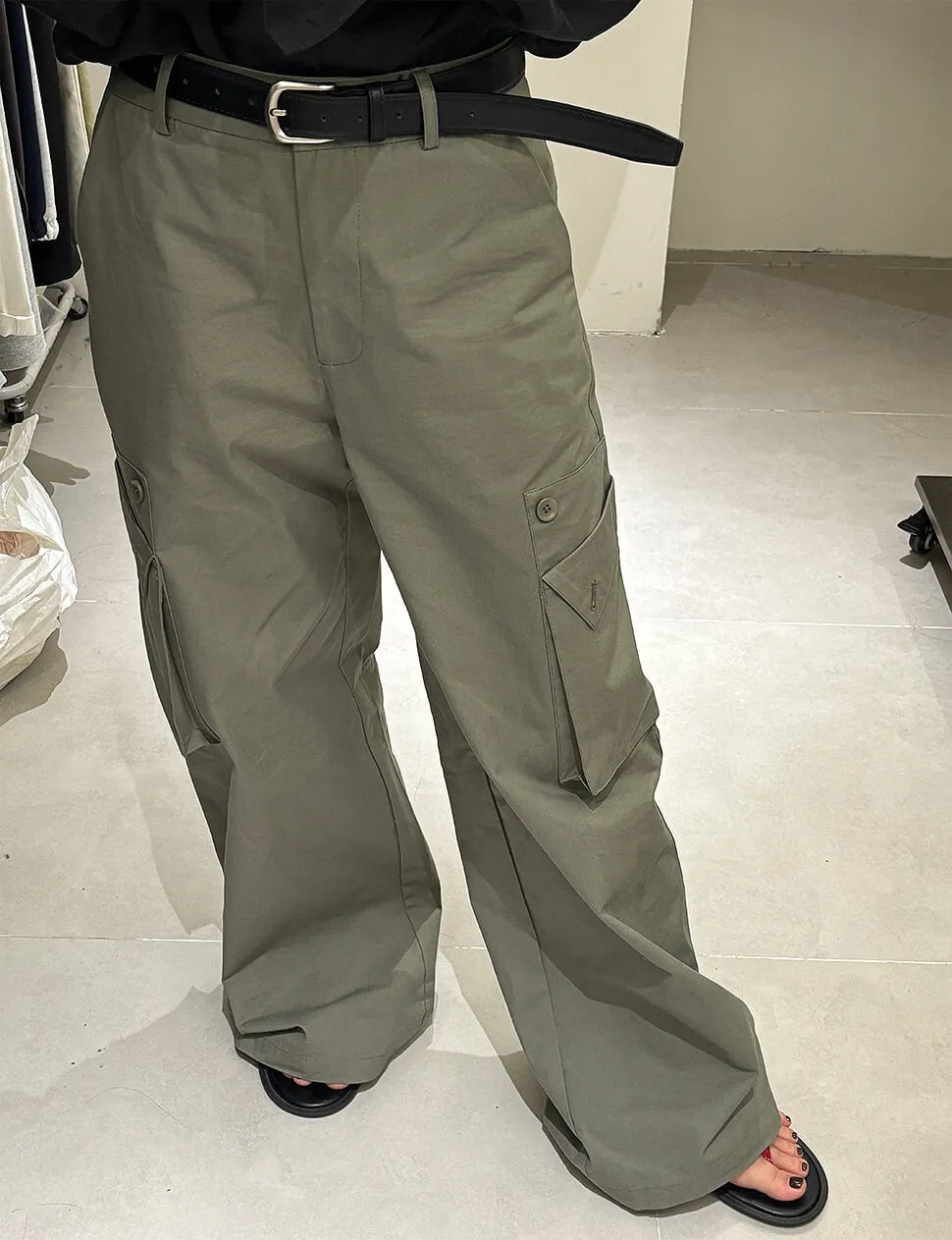 Khaki Cargo Pants sold by Pixie Market product image thumbnail 2