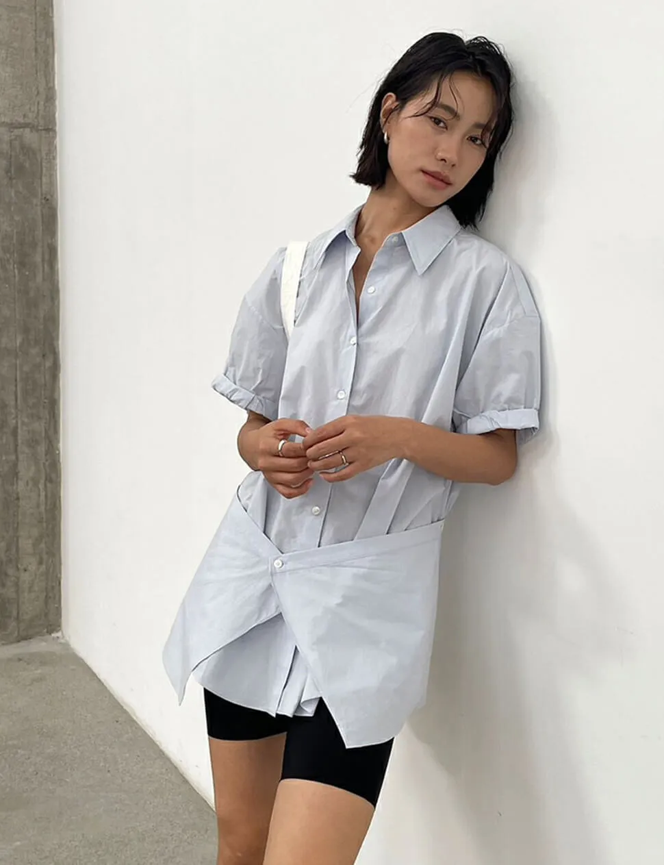 Rolled Sleeve layered Shirt -PREORDER sold by Pixie Market product image thumbnail 2
