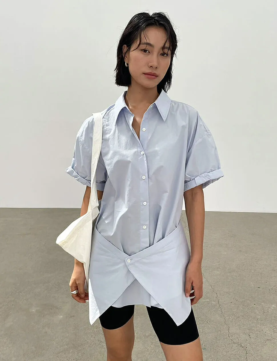 Rolled Sleeve layered Shirt -PREORDER sold by Pixie Market product image thumbnail 3