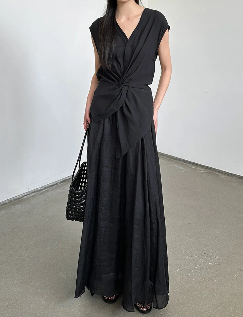 Black Twist Front Top sold by Pixie Market product image thumbnail 5