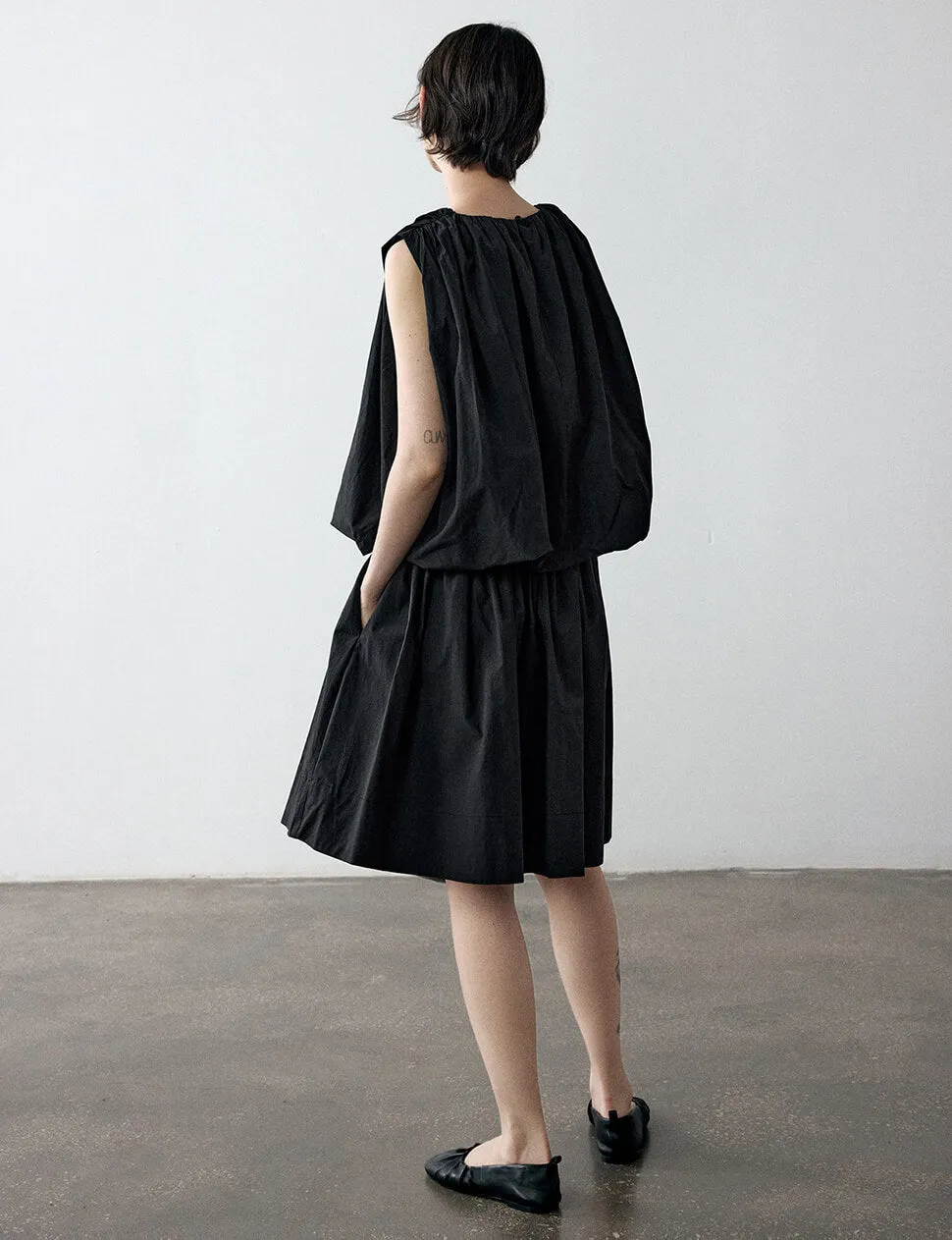 Black Aline Puff Skirt-PREORDER sold by Pixie Market product image thumbnail 5