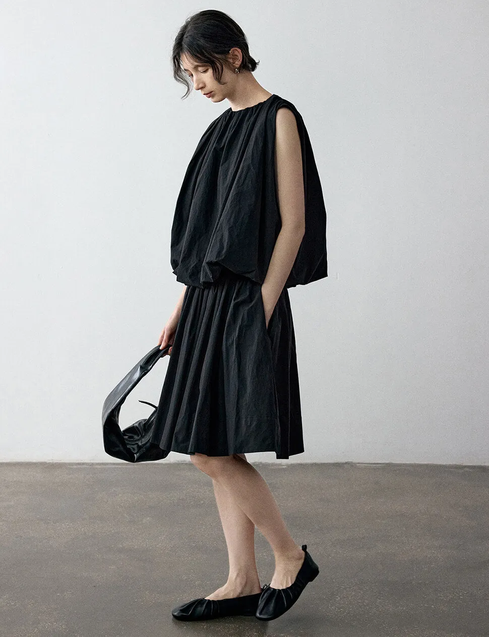 Black Aline Puff Skirt-PREORDER sold by Pixie Market product image thumbnail 2