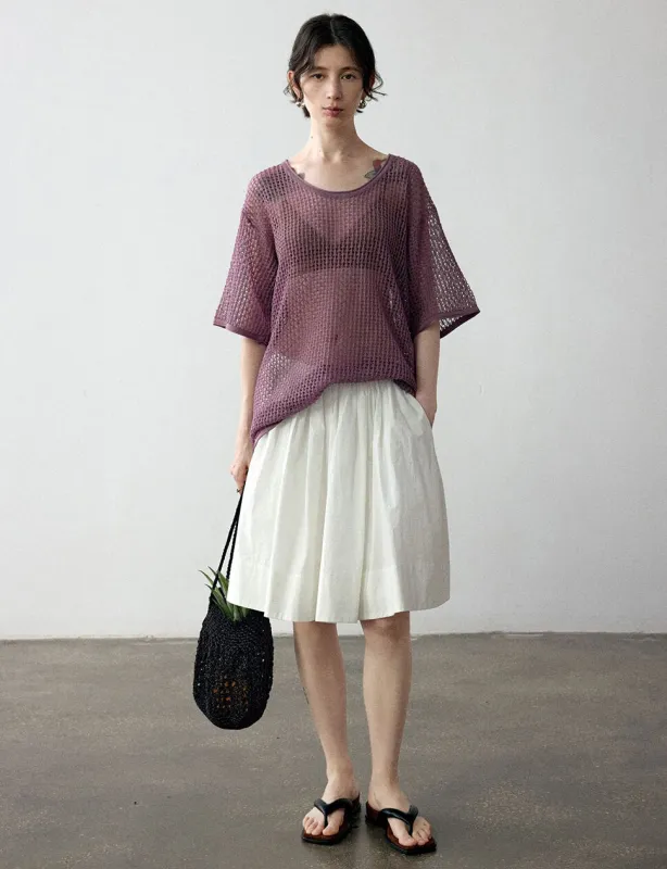 White Aline Puff Skirt-PREORDER sold by Pixie Market