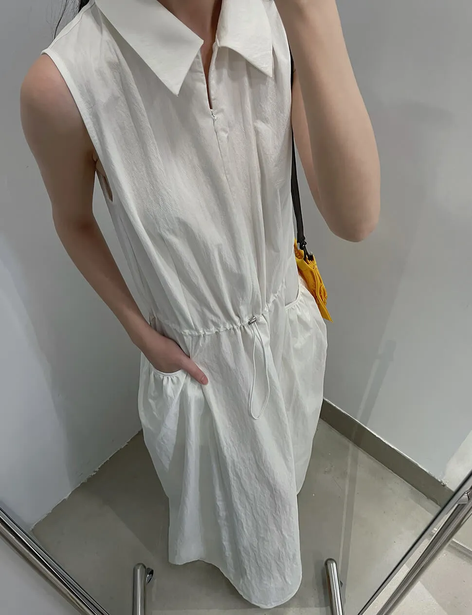 White Drop Pocket Dress sold by Pixie Market product image thumbnail 2