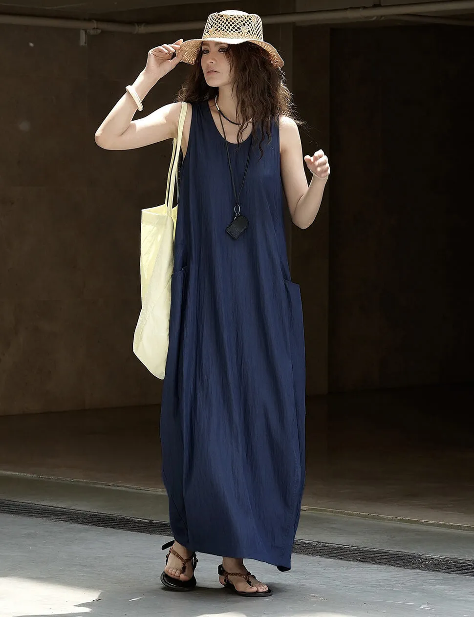 Navy Parachute Dress sold by Pixie Market product image thumbnail 5