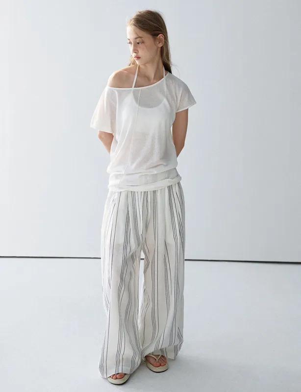 Striped Loose Pants sold by Pixie Market