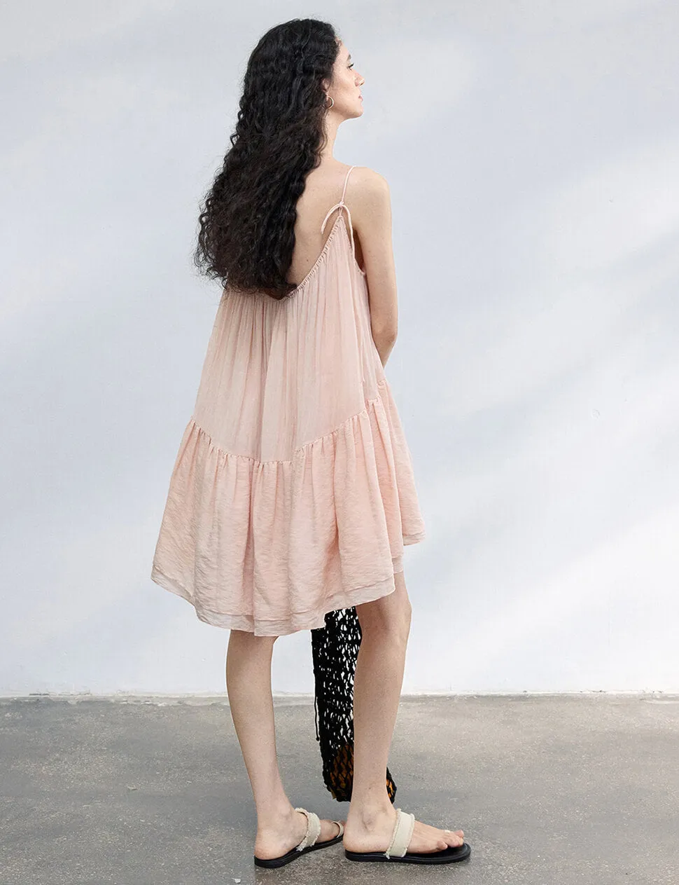 Blush Tier Mini-Dress-PREORDER sold by Pixie Market product image thumbnail 3