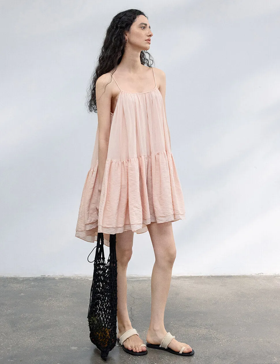 Blush Tier Mini-Dress-PREORDER sold by Pixie Market product image thumbnail 2