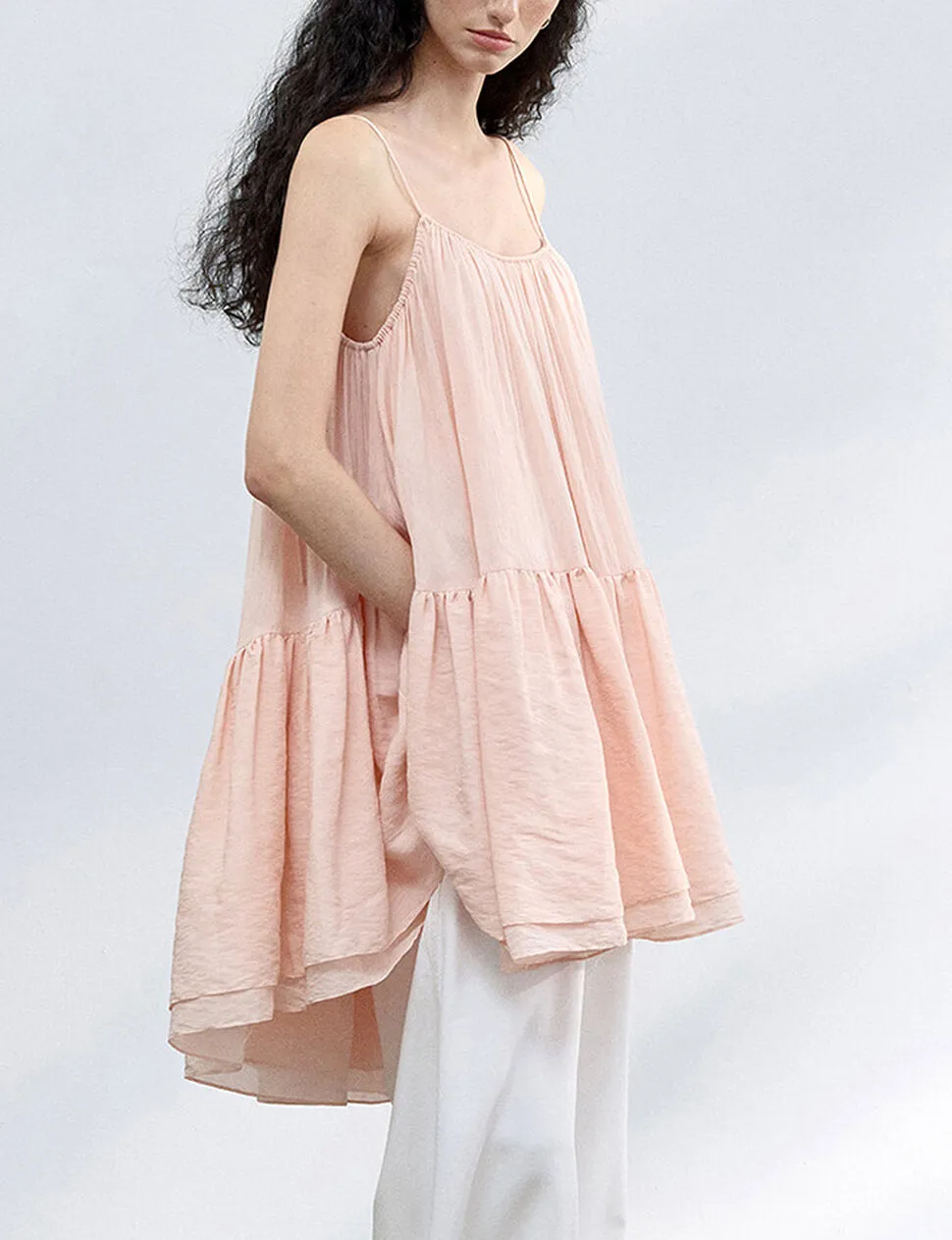 Blush Tier Mini-Dress-PREORDER sold by Pixie Market product image thumbnail 4