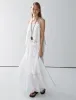 White Cotton Eyelet Midi Skirt -PREORDER sold by Pixie Market