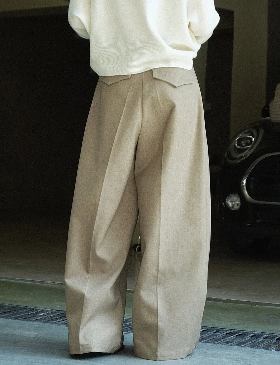Wide Leg Suit Trousers -PREORDER sold by Pixie Market product image thumbnail 5