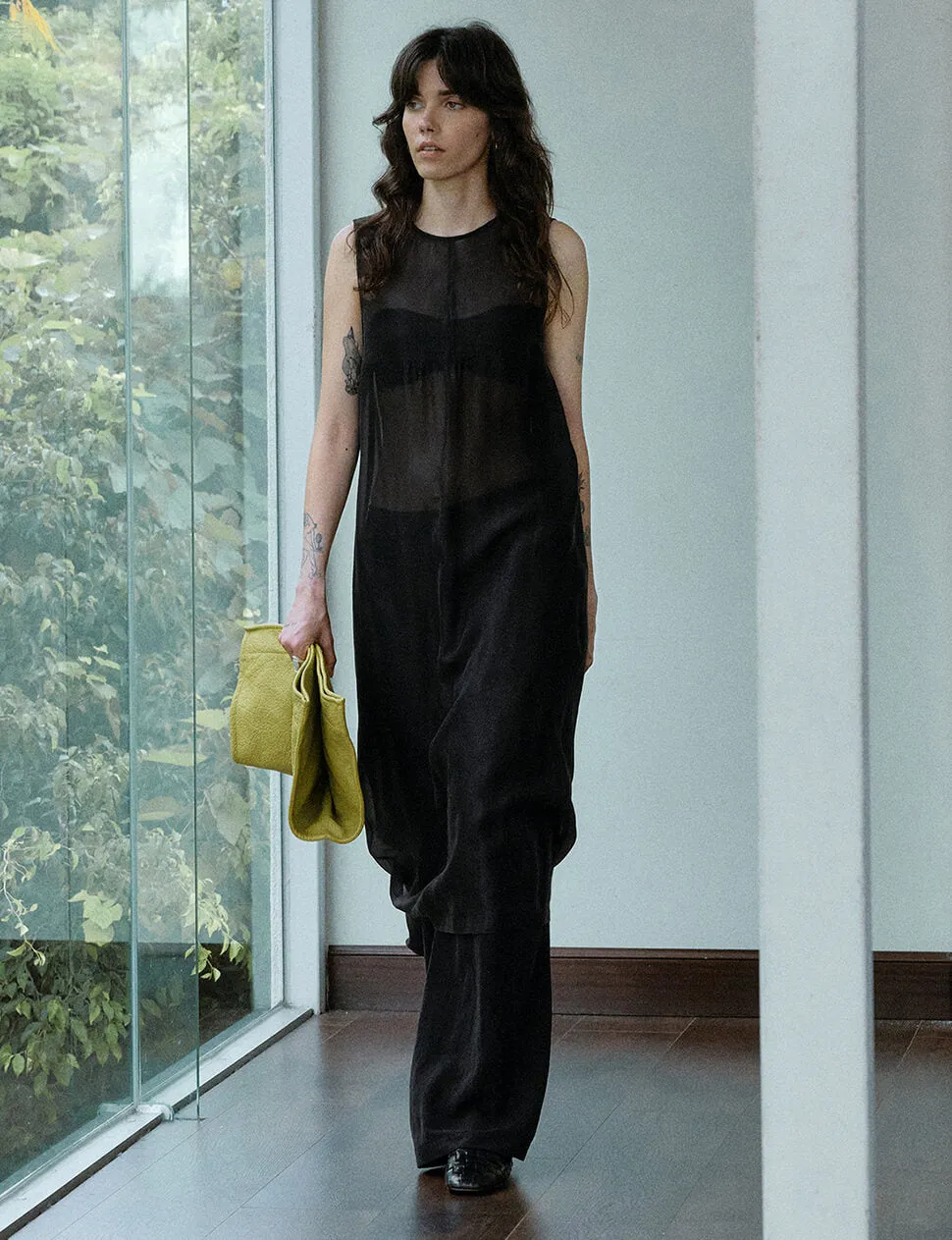 Black Sheer Layering Dress sold by Pixie Market product image thumbnail 4