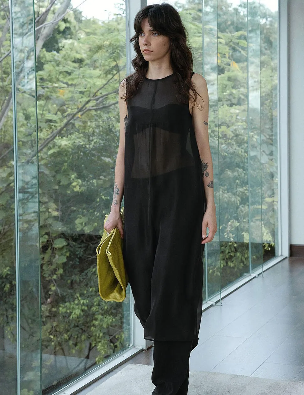 Black Sheer Layering Dress sold by Pixie Market product image thumbnail 3