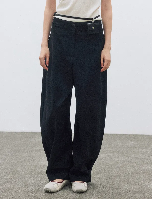 Button Hem Cuff Pants-BESTSELLER made by Pixie Market