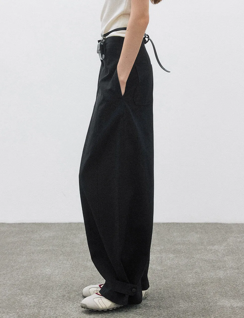 Button Hem Cuff Pants-BESTSELLER sold by Pixie Market product image thumbnail 5