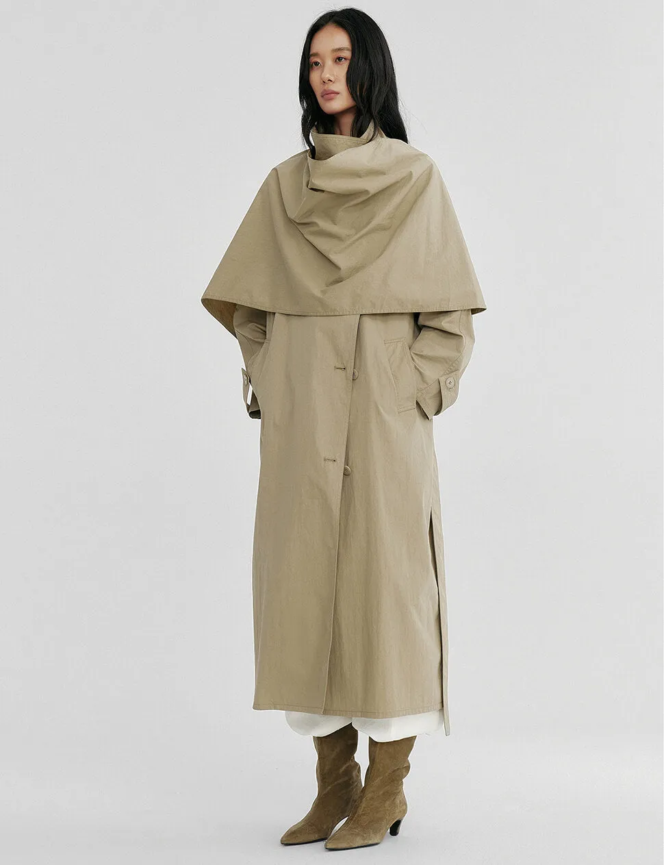 Wrap Scarf Khaki Trench-BESTSELLER sold by Pixie Market product image thumbnail 2