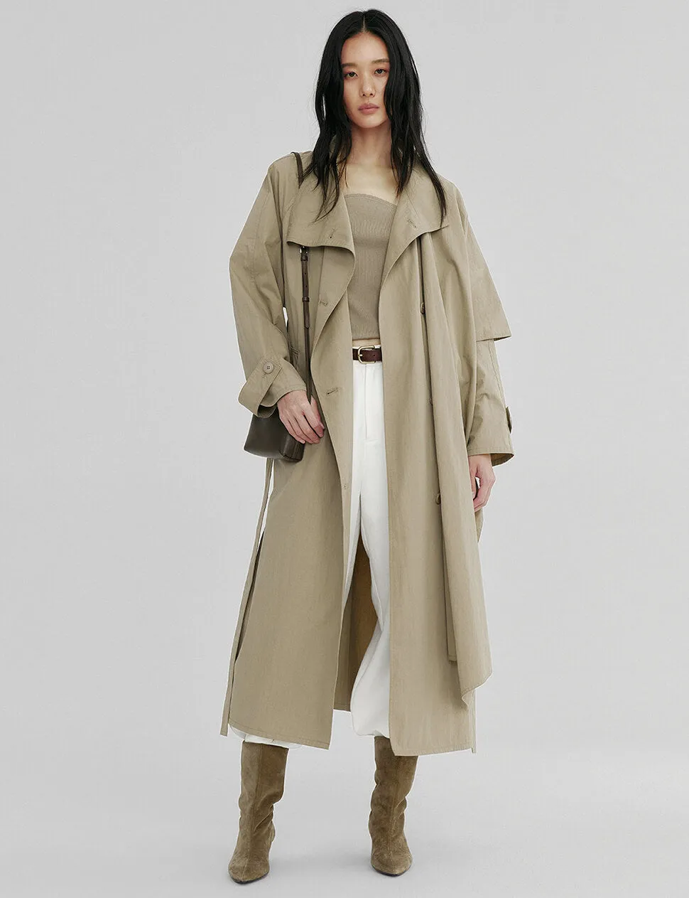 Wrap Scarf Khaki Trench-BESTSELLER sold by Pixie Market product image thumbnail 3